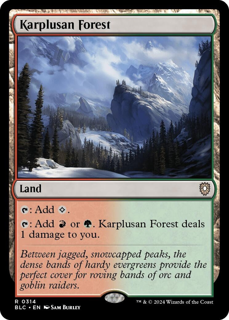 Image for Karplusan Forest (314) (BLC) - Magic: The Gathering