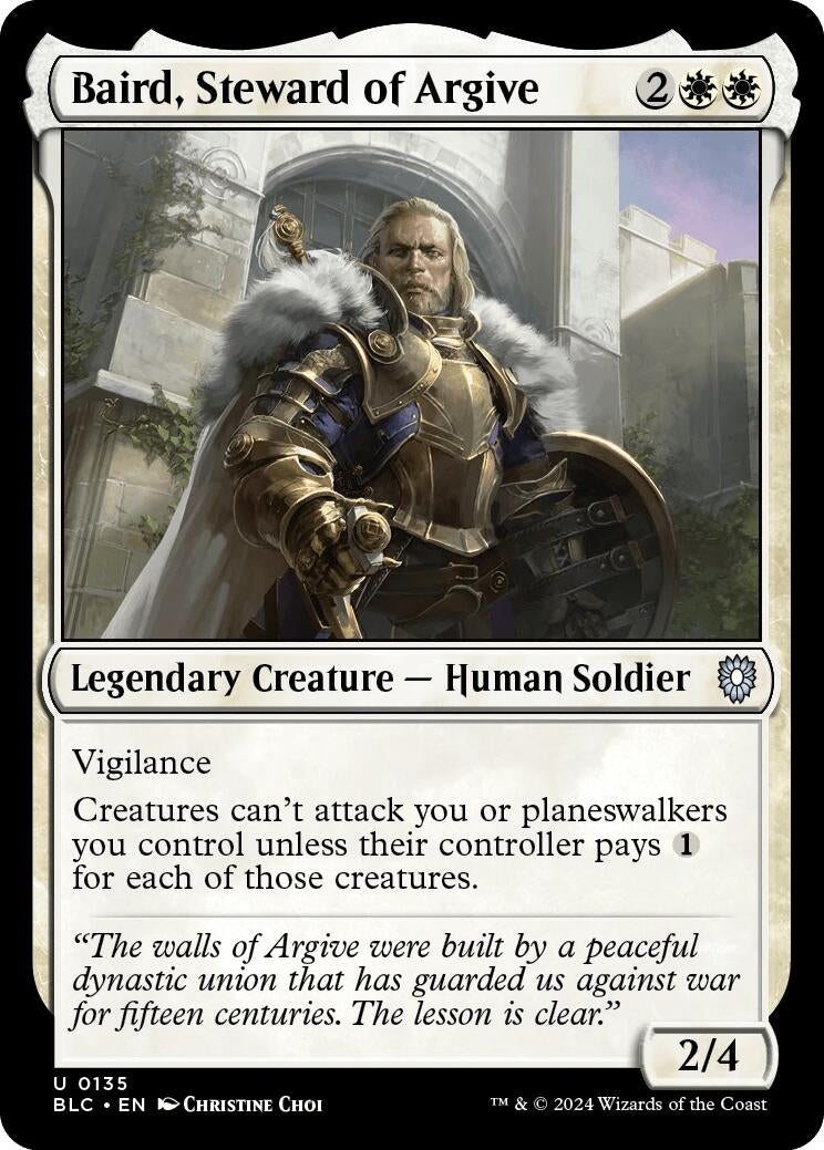 Image for Baird, Steward of Argive (135) (BLC) - Magic: The Gathering