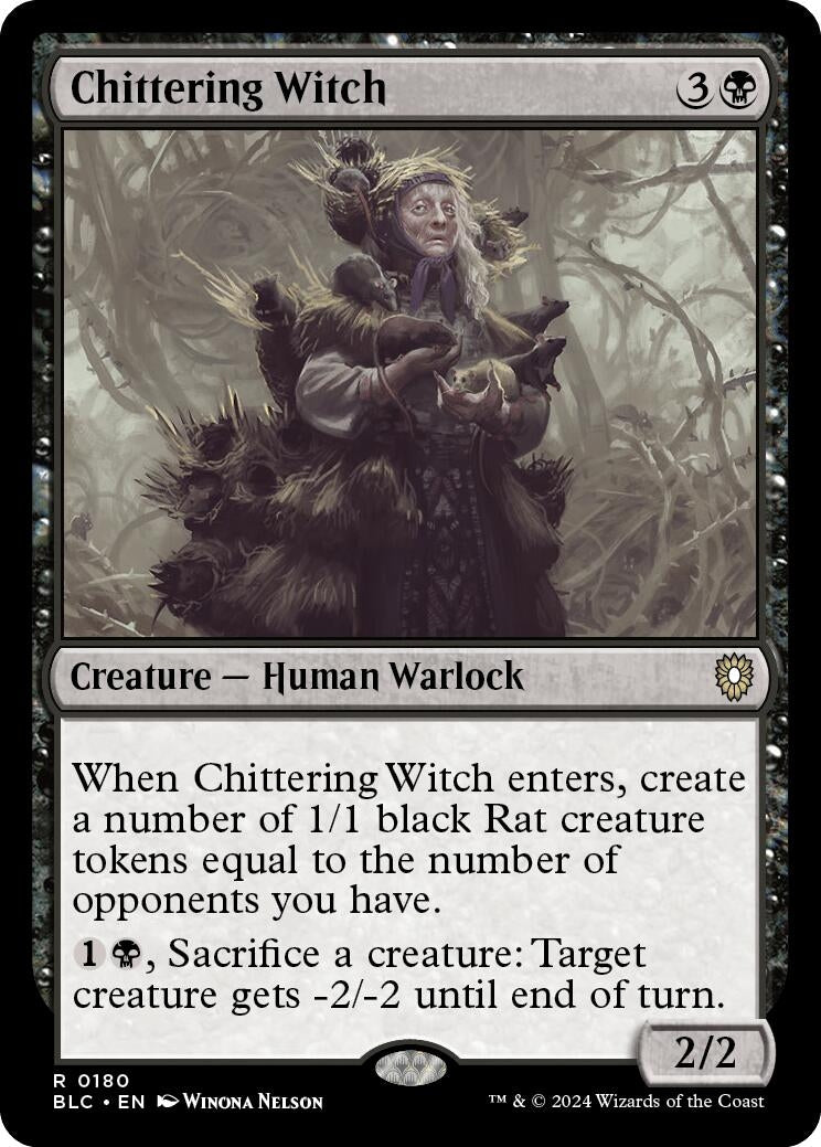 Image for Chittering Witch (180) (BLC) - Magic: The Gathering