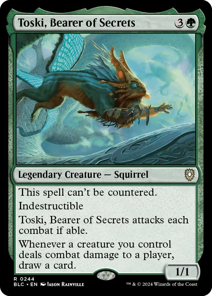 Image for Toski, Bearer of Secrets (244) (BLC) - Magic: The Gathering