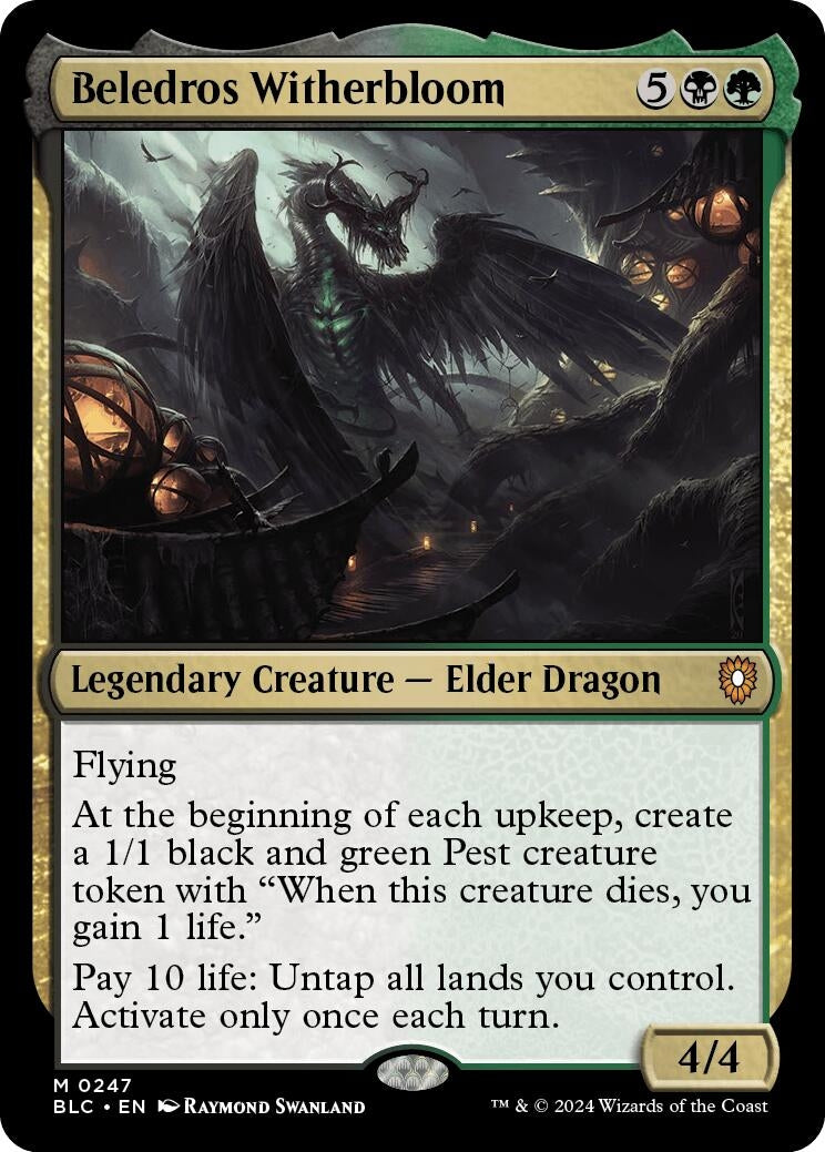 Image for Beledros Witherbloom (247) (BLC) - Magic: The Gathering