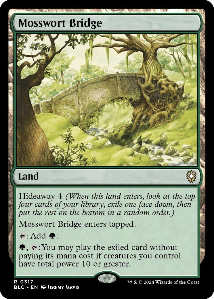 Image for Mosswort Bridge (317) (BLC) - Magic: The Gathering