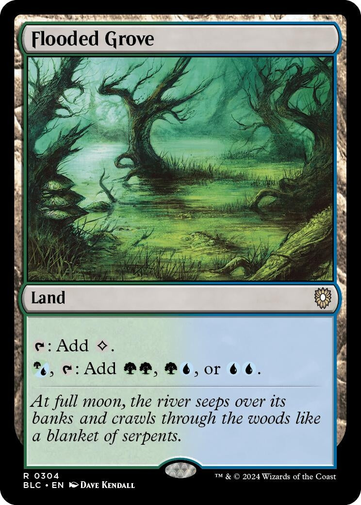 Image for Flooded Grove (304) (BLC) - Magic: The Gathering