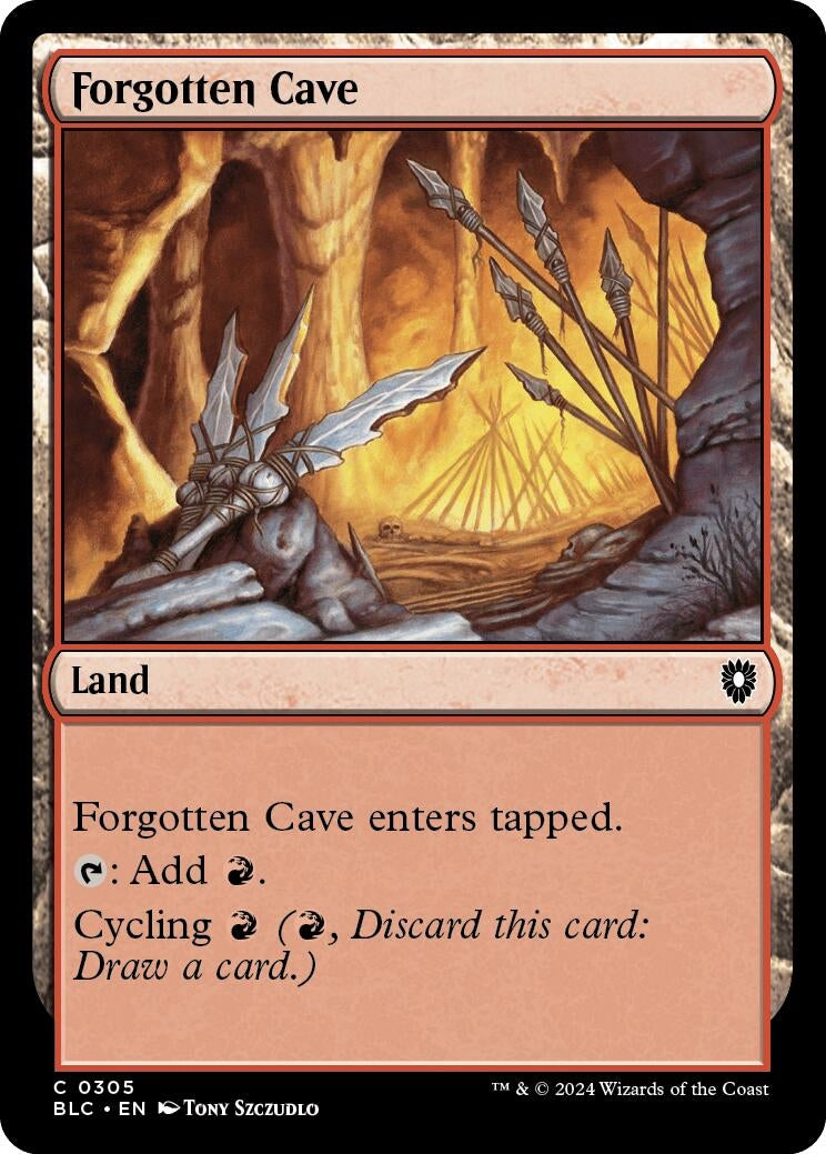 Image for Forgotten Cave (305) (BLC) - Magic: The Gathering