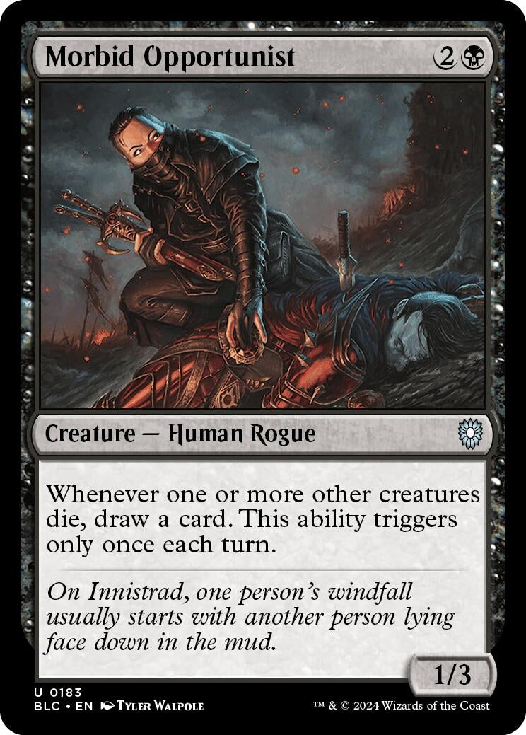 Image for Morbid Opportunist (183) (BLC) - Magic: The Gathering