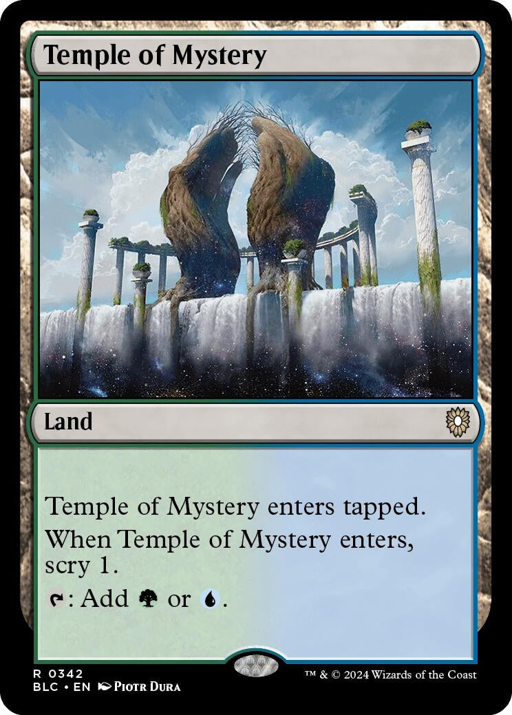 Image for Temple of Mystery (342) (BLC) - Magic: The Gathering