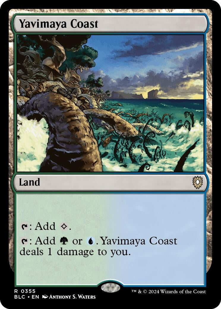 Image for Yavimaya Coast (355) (BLC) - Magic: The Gathering
