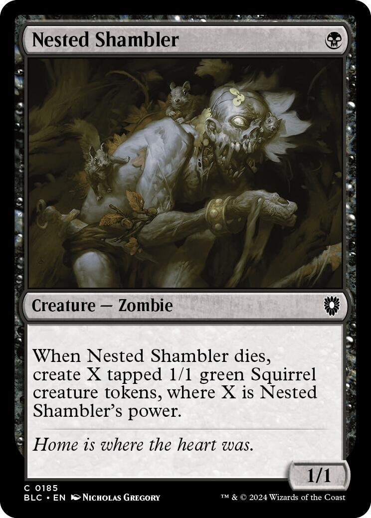 Image for Nested Shambler (185) (BLC) - Magic: The Gathering