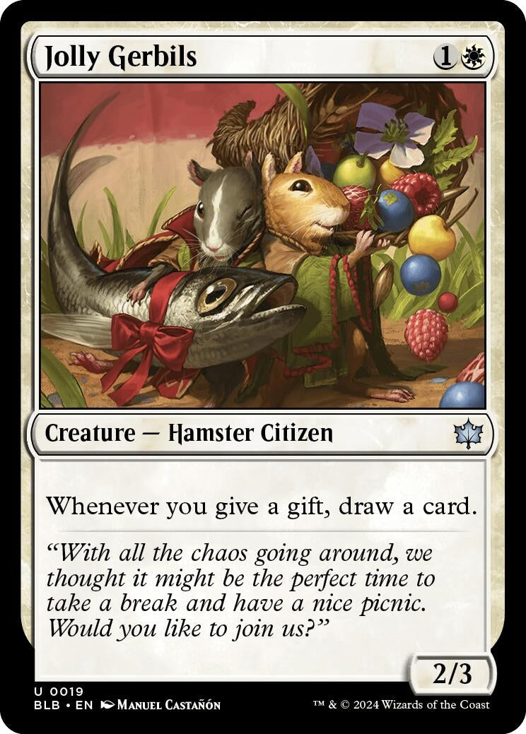 Image for Jolly Gerbils (19) (BLB) - Magic: The Gathering