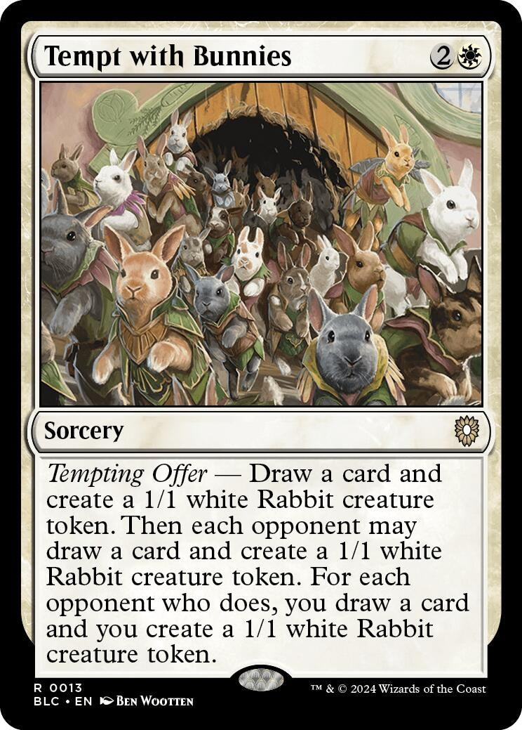 Image for Tempt with Bunnies (13) (BLC) - Magic: The Gathering