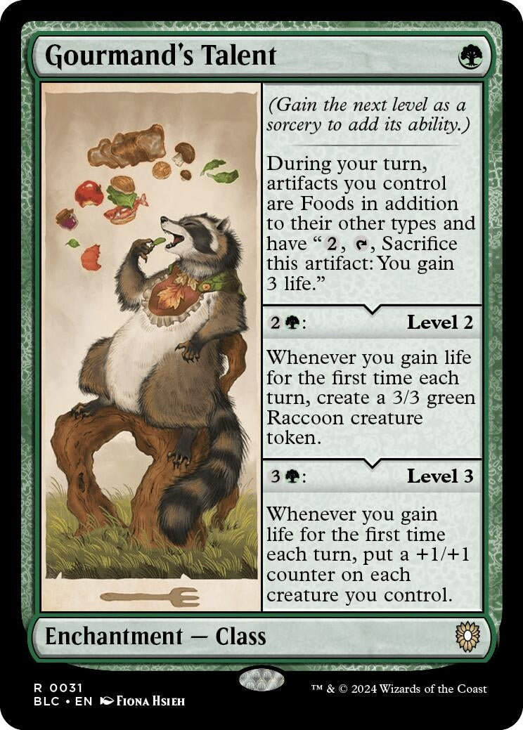 Image for Gourmand's Talent (31) (BLC) - Magic: The Gathering