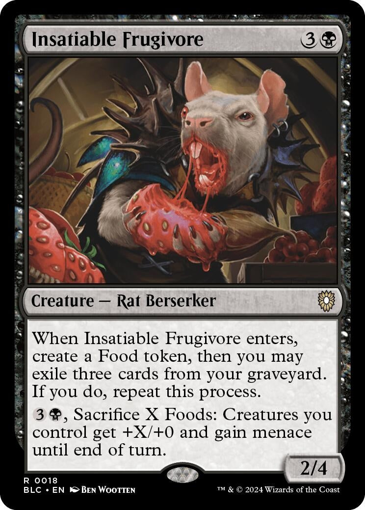 Image for Insatiable Frugivore (18) (BLC) - Magic: The Gathering