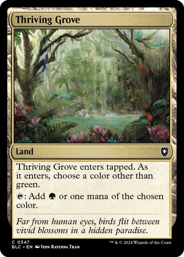 Image for Thriving Grove (347) (BLC) - Magic: The Gathering