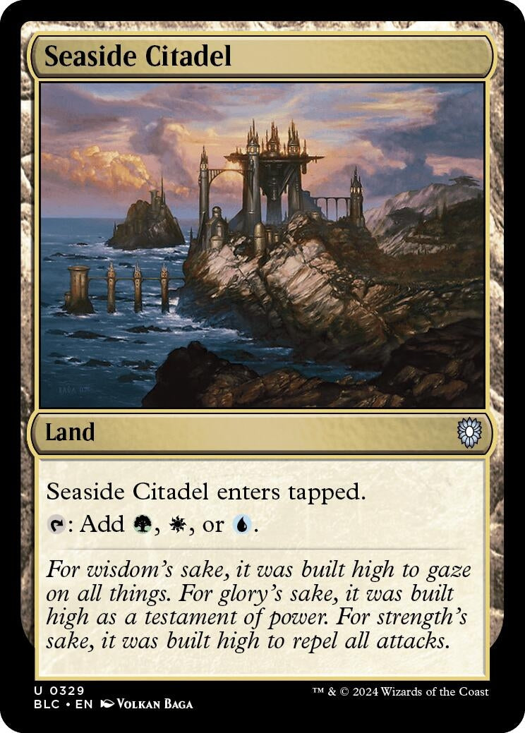 Image for Seaside Citadel (329) (BLC) - Magic: The Gathering