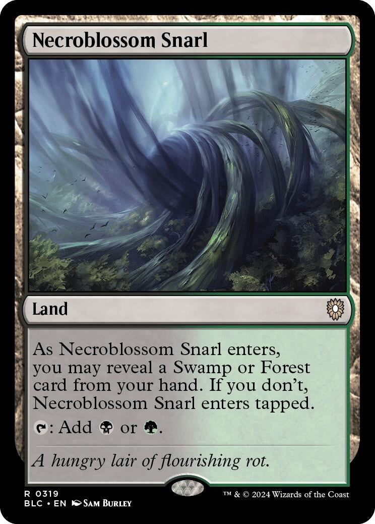 Image for Necroblossom Snarl (319) (BLC) - Magic: The Gathering