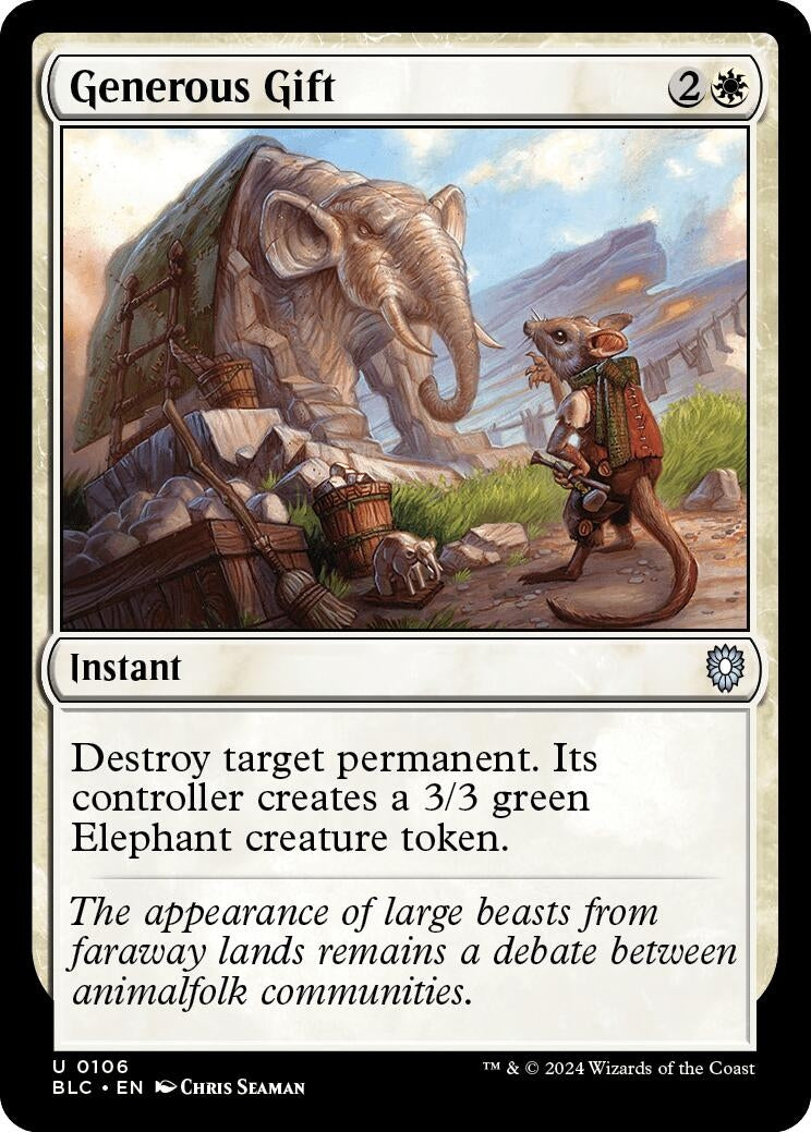 Image for Generous Gift (106) (BLC) - Magic: The Gathering