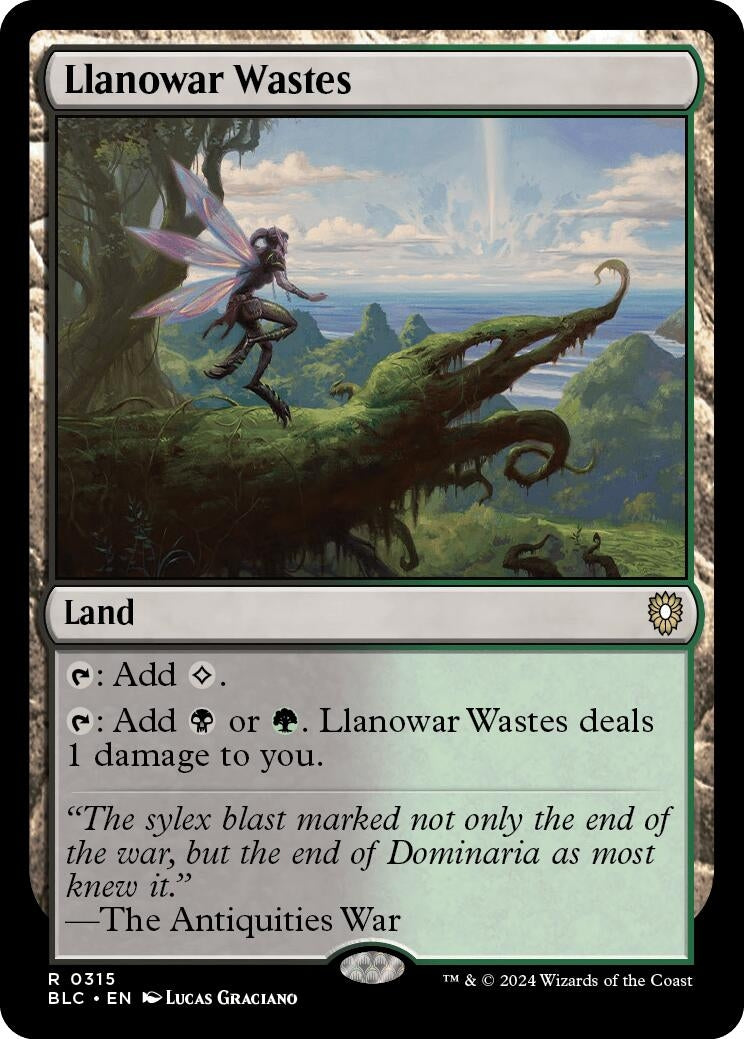 Image for Llanowar Wastes (315) (BLC) - Magic: The Gathering