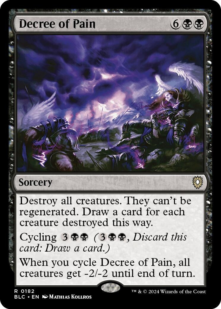 Image for Decree of Pain (182) (BLC) - Magic: The Gathering
