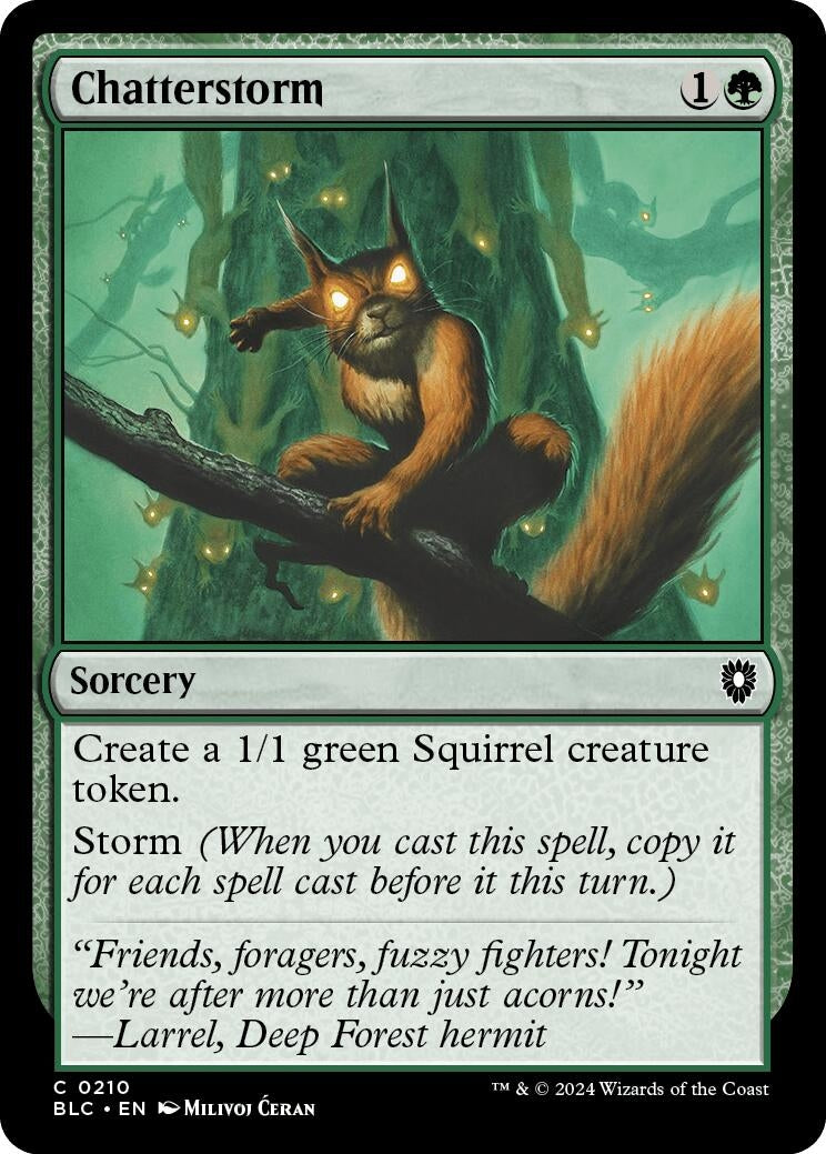 Image for Chatterstorm (210) (BLC) - Magic: The Gathering