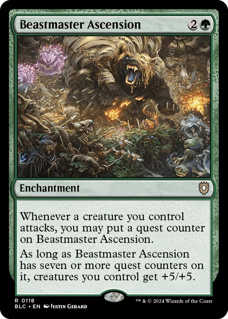 Image for Beastmaster Ascension (118) (BLC) - Magic: The Gathering