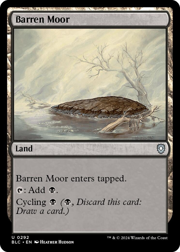Image for Barren Moor (292) (BLC) - Magic: The Gathering