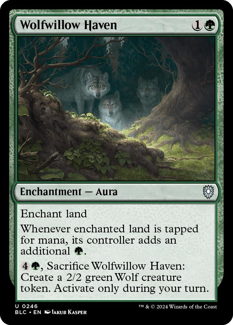Image for Wolfwillow Haven (246) (BLC) - Magic: The Gathering