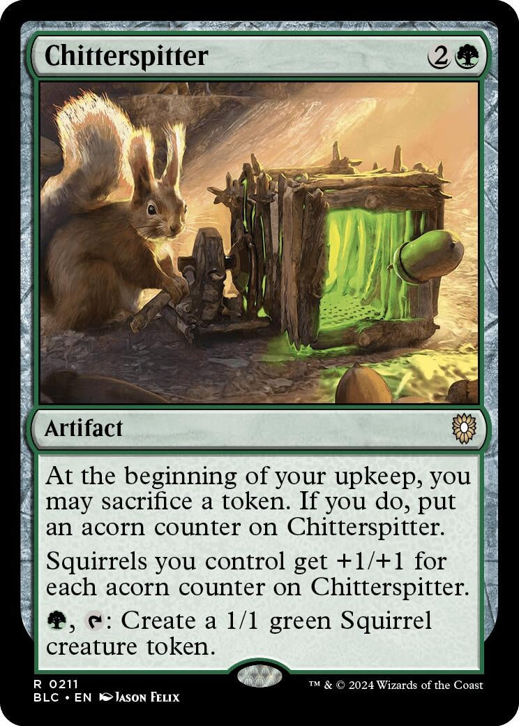 Image for Chitterspitter (211) (BLC) - Magic: The Gathering