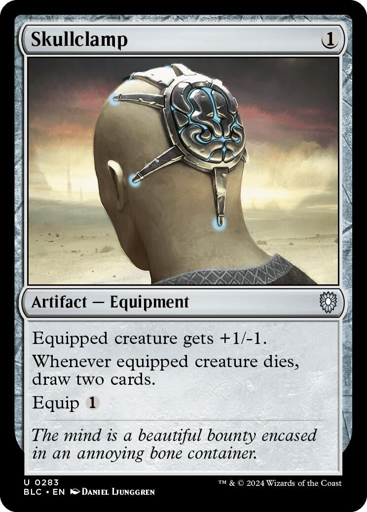 Image for Skullclamp (283) (BLC) - Magic: The Gathering