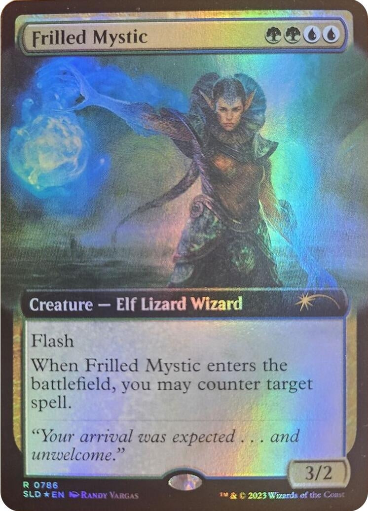 Image for Frilled Mystic (Extended Art) (786) (SLD) - Magic: The Gathering