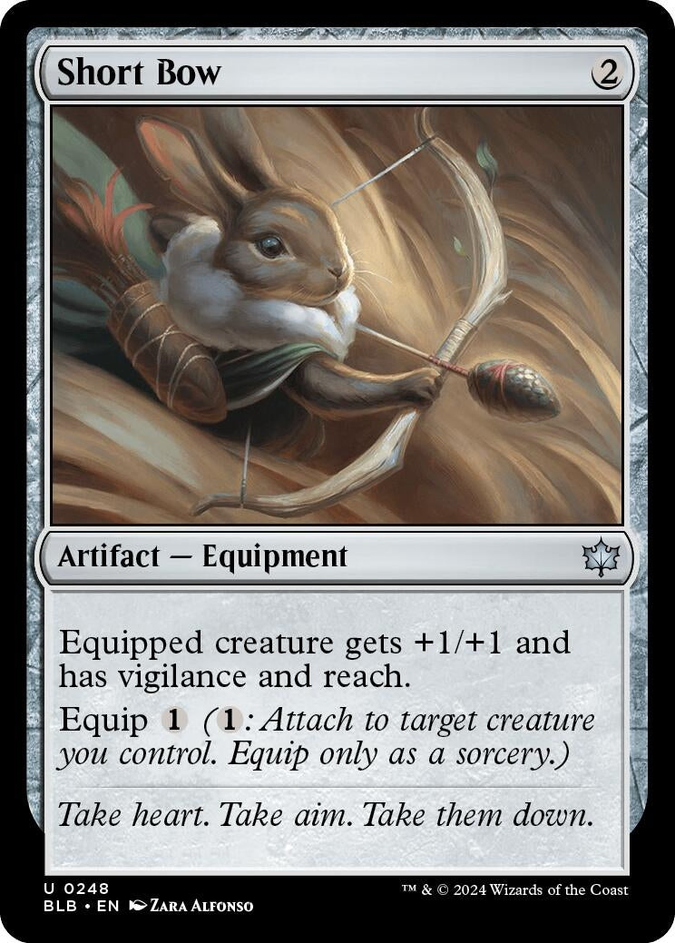 Image for Short Bow (248) (BLB) - Magic: The Gathering