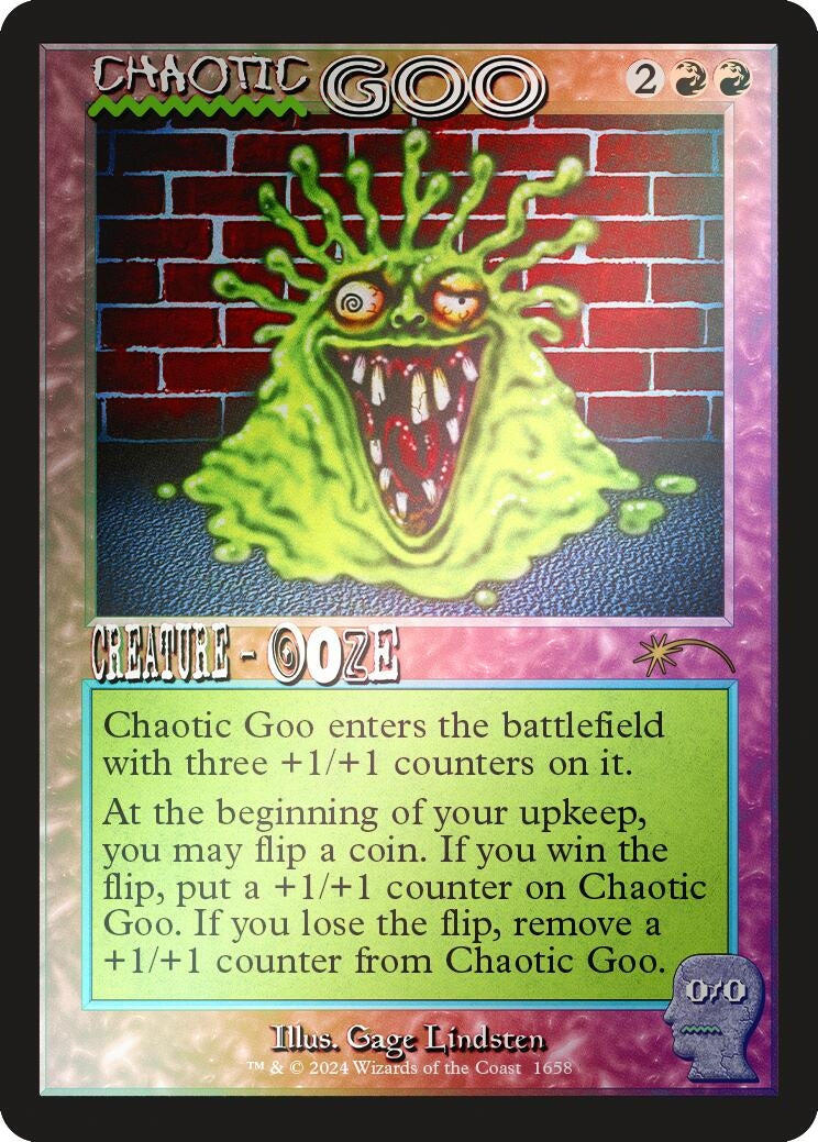 Image for Chaotic Goo (Rainbow Foil) (1658) (SLD) - Magic: The Gathering