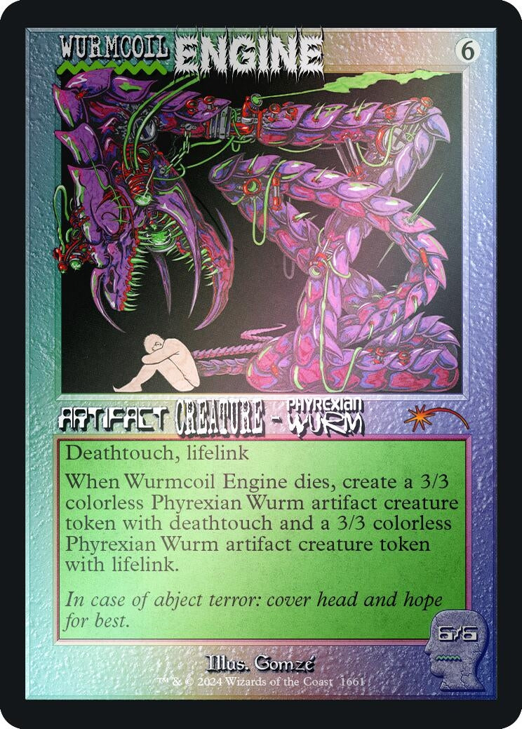 Image for Wurmcoil Engine (Rainbow Foil) (1661) (SLD) - Magic: The Gathering