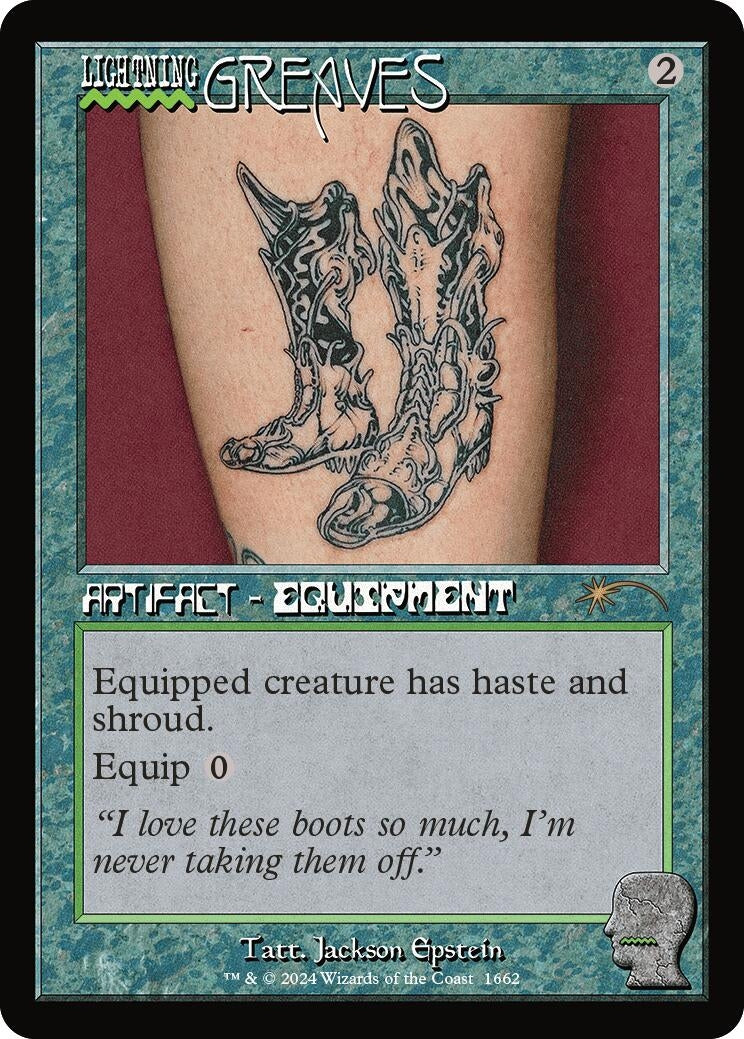 Image for Lightning Greaves (1662) (1662) (SLD) - Magic: The Gathering