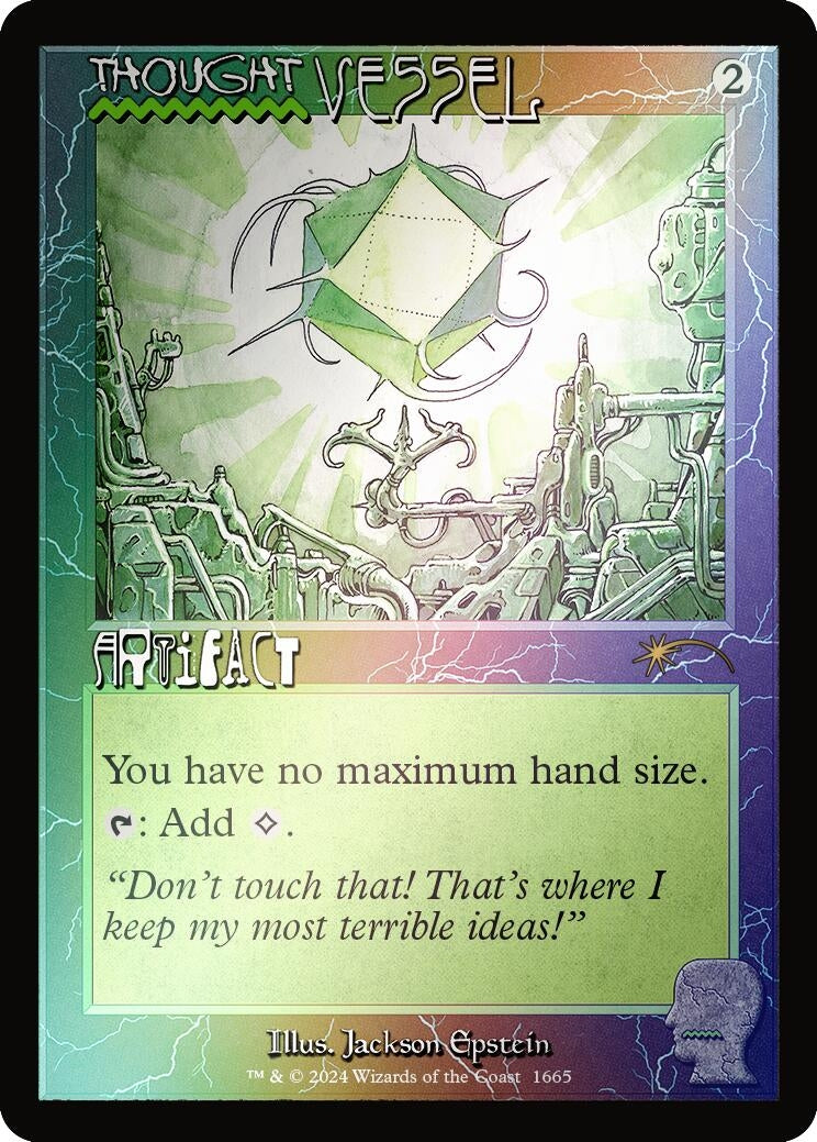 Image for Thought Vessel (1665) (Rainbow Foil) (1665) (SLD) - Magic: The Gathering