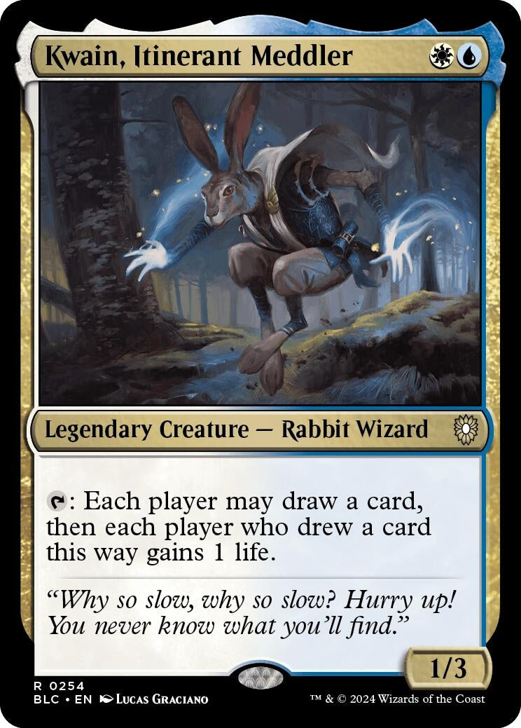 Image for Kwain, Itinerant Meddler (254) (BLC) - Magic: The Gathering