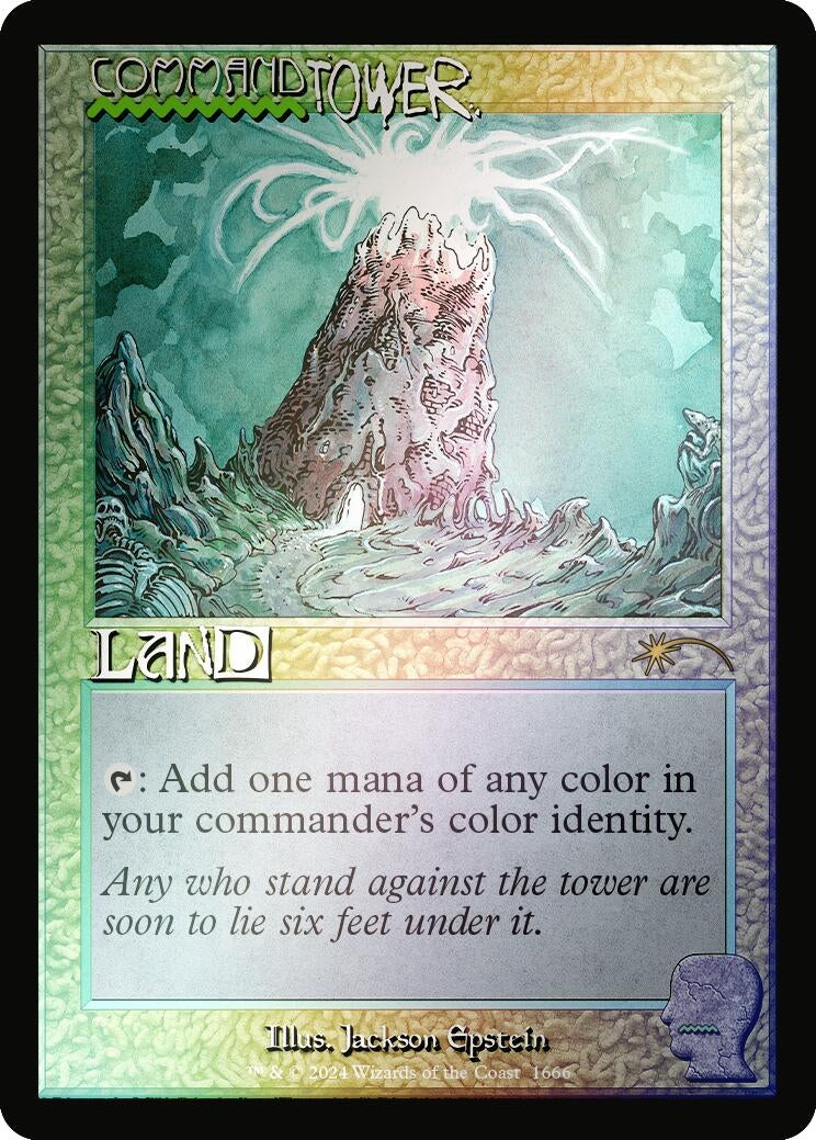 Image for Command Tower (1666) (Rainbow Foil) (1666) (SLD) - Magic: The Gathering