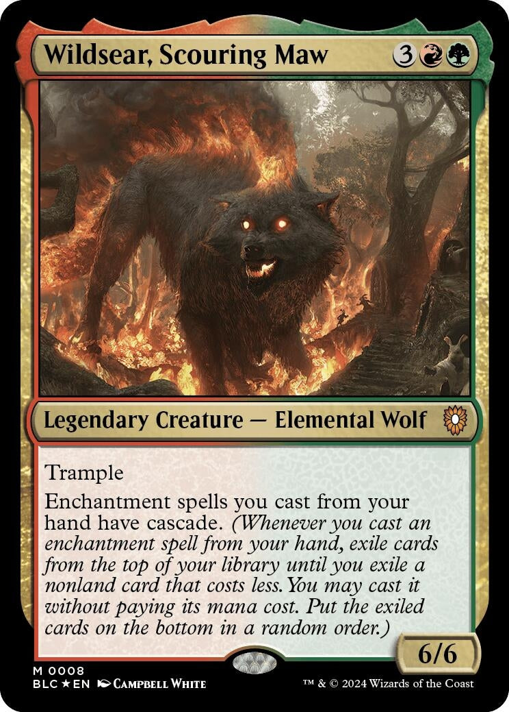 Image for Wildsear, Scouring Maw (8) (BLC) - Magic: The Gathering