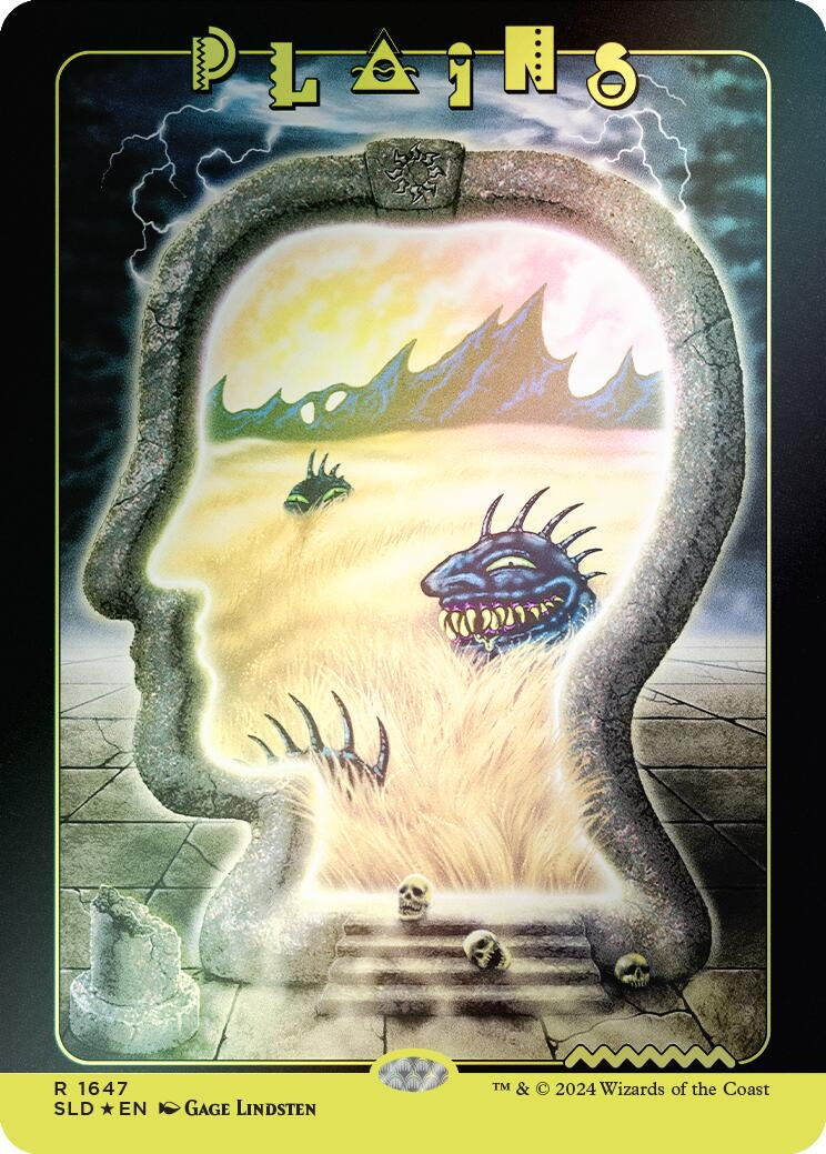 Image for Plains (1647) (Rainbow Foil) (1647) (SLD) - Magic: The Gathering