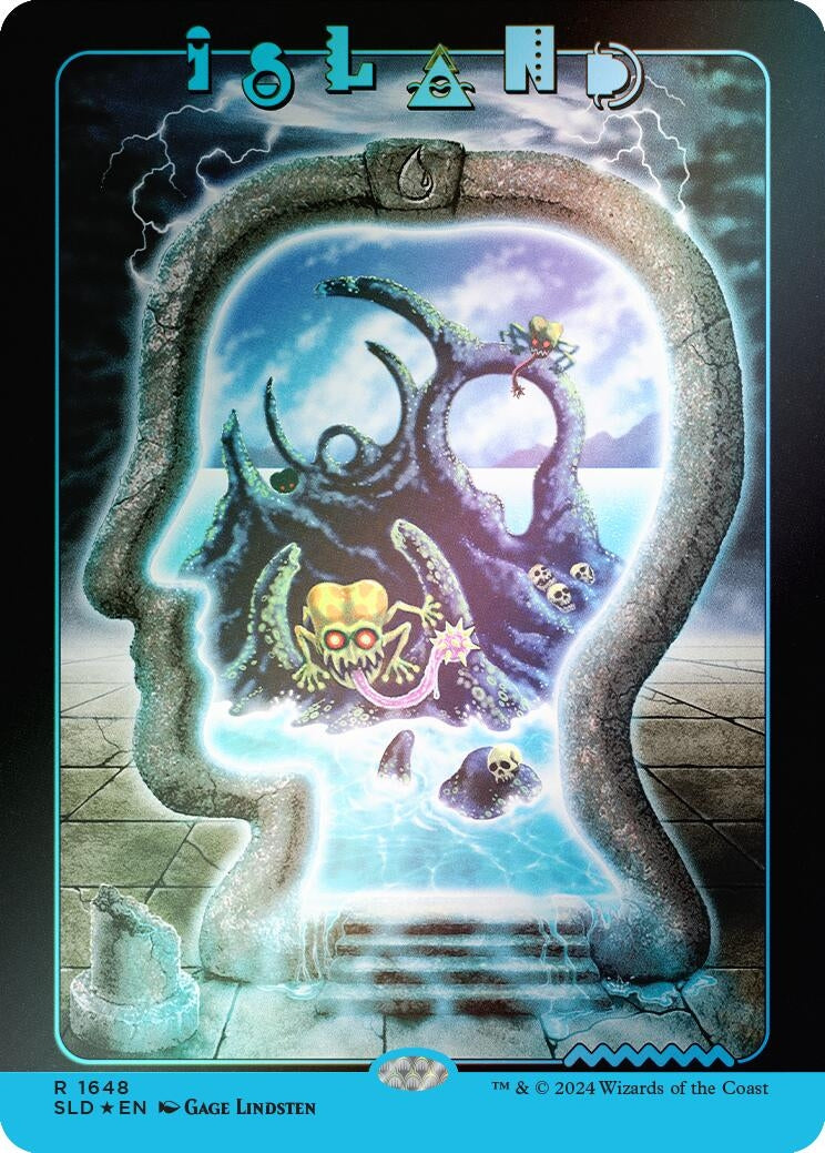 Image for Island (1648) (Rainbow Foil) (1648) (SLD) - Magic: The Gathering