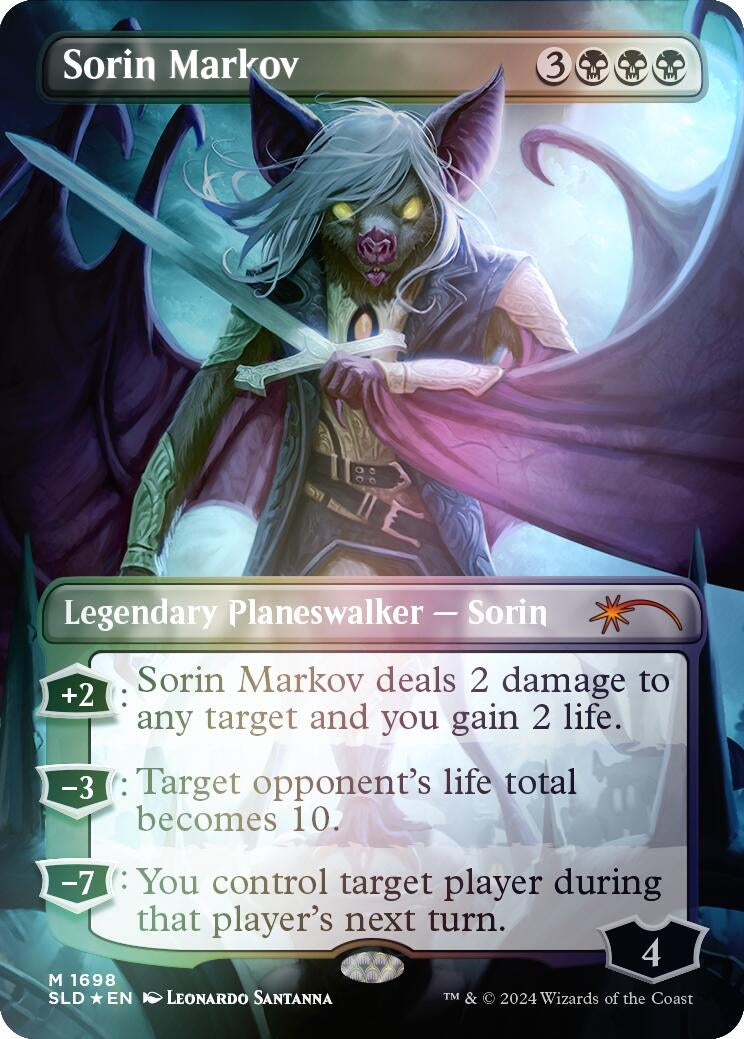 Image for Sorin Markov (Rainbow Foil) (1698) (SLD) - Magic: The Gathering
