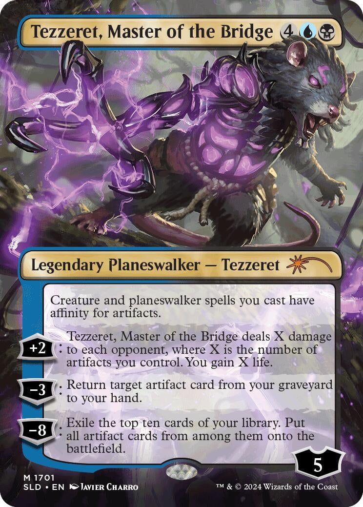 Image for Tezzeret, Master of the Bridge (1701) (SLD) - Magic: The Gathering