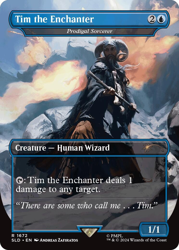 Image for Tim the Enchanter - Prodigal Sorcerer (1672) (SLD) - Magic: The Gathering