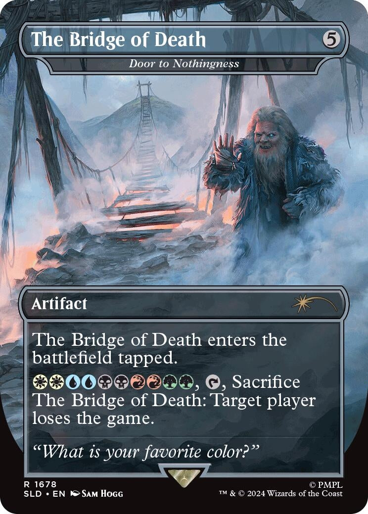 Image for The Bridge of Death - Door to Nothingness (1678) (SLD) - Magic: The Gathering