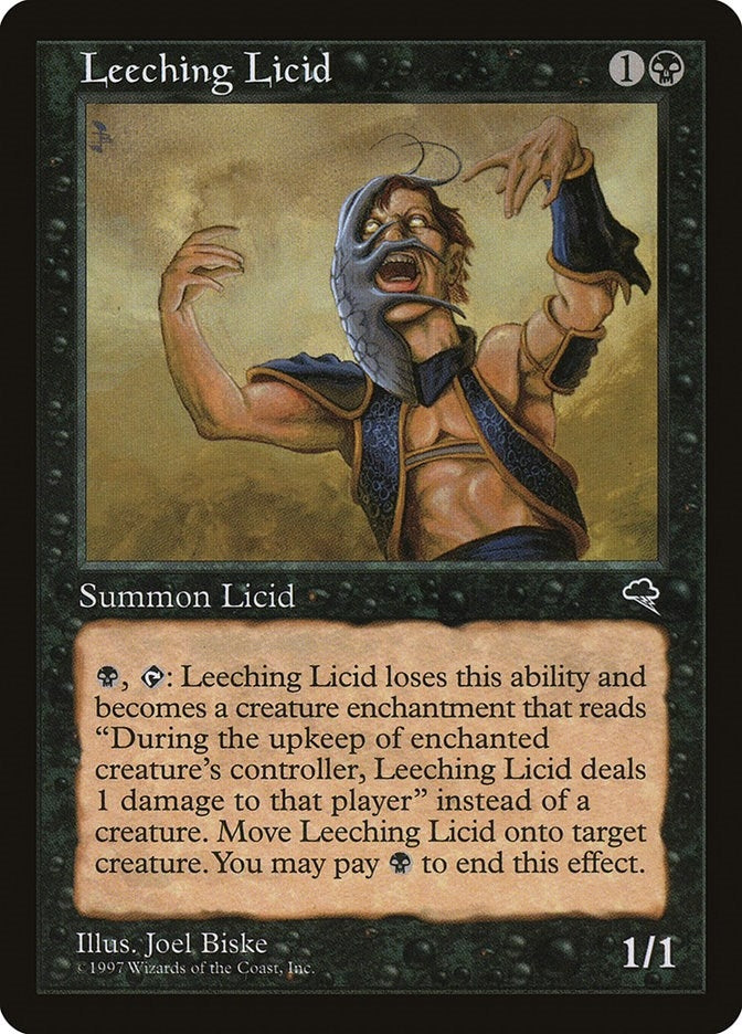 Image for Leeching Licid (141) (TMP) - Magic: The Gathering