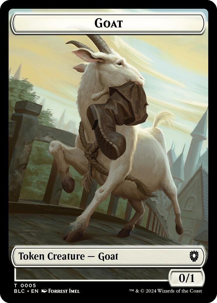 Image for Goat // Wolf (0032) Double-Sided Token (5 // 32) (BLC) - Magic: The Gathering