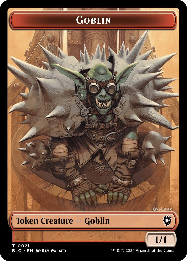 Image for Goblin // Thopter Double-Sided Token (21 // 39) (BLC) - Magic: The Gathering