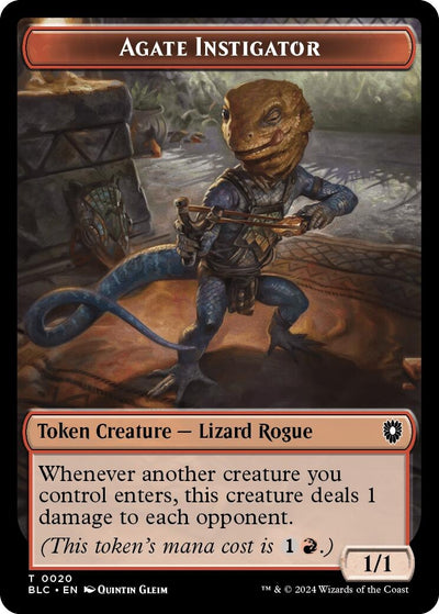 Agate Instigator // Rabbit Double-Sided Token (20 // 3) (BLC)