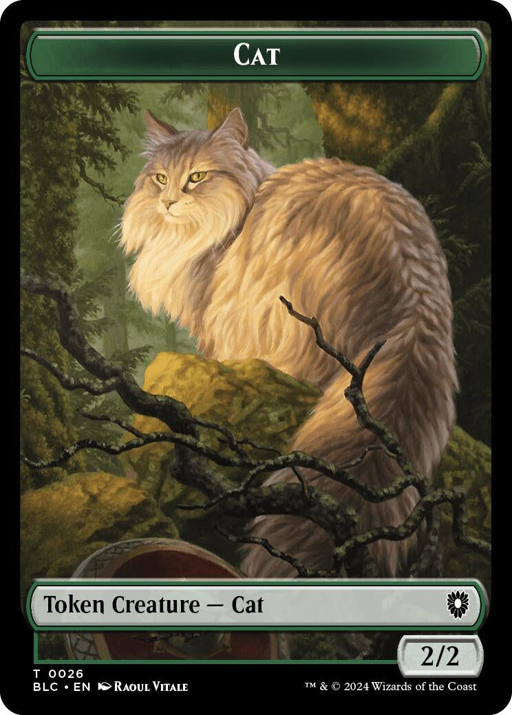 Image for Cat // Treasure Double-Sided Token (26 // 29) (BLC) - Magic: The Gathering