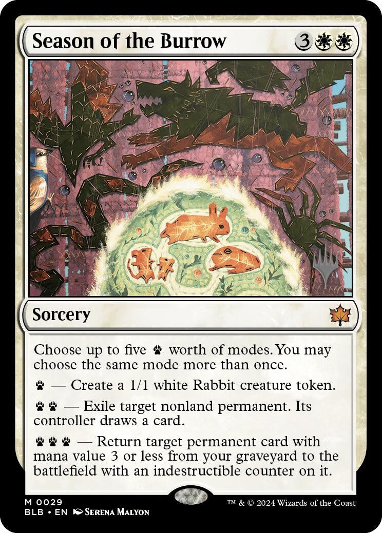 Image for Season of the Burrow (29) (PPBLB) - Magic: The Gathering