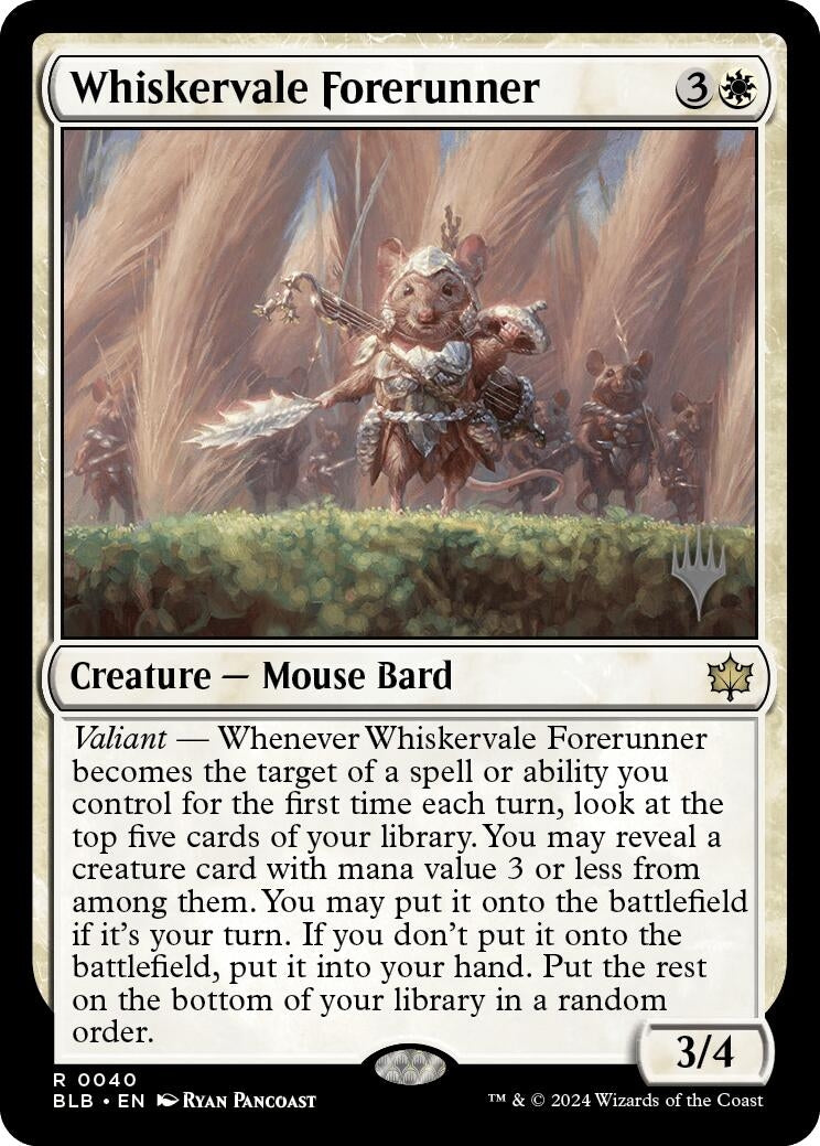 Image for Whiskervale Forerunner (40) (PPBLB) - Magic: The Gathering